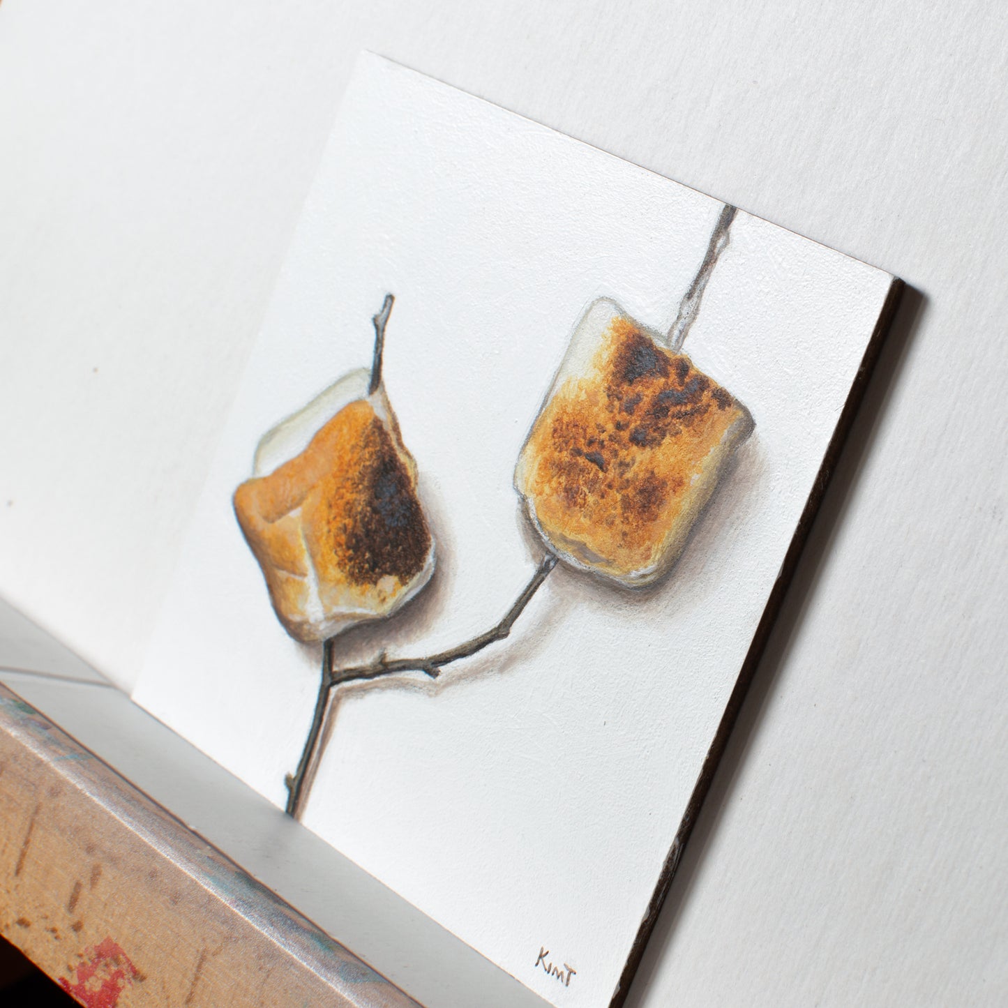Toasted Marshmallows Study -- A 4-Hour Twitch Live Painting Study