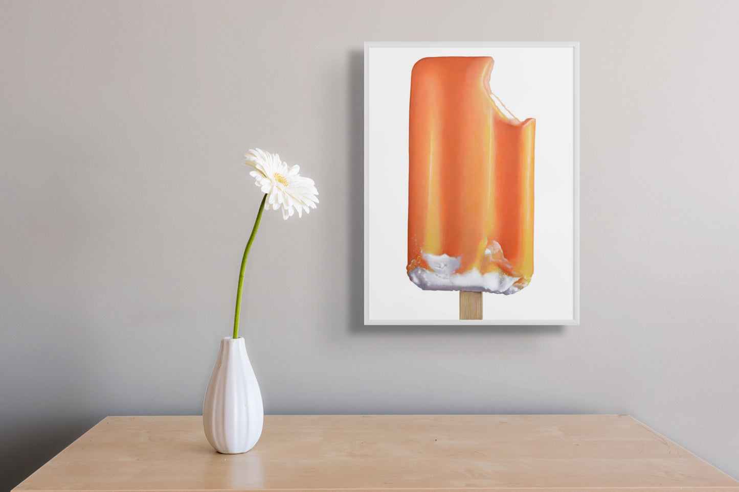Orange Cream Ice Cream Novelty Art Print | Limited Edition of 50