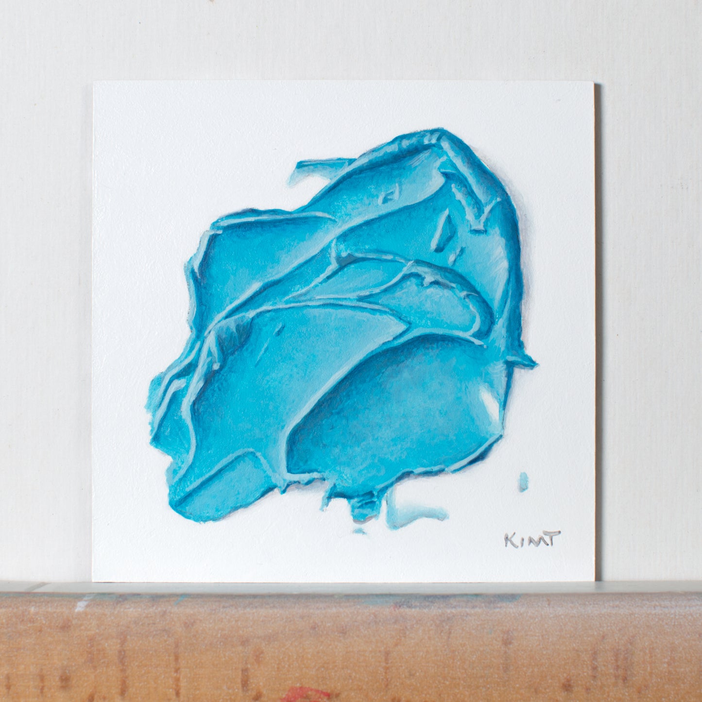 Blue Frosting Swoop Study 1 -- A 4-Hour Twitch Live Painting Study