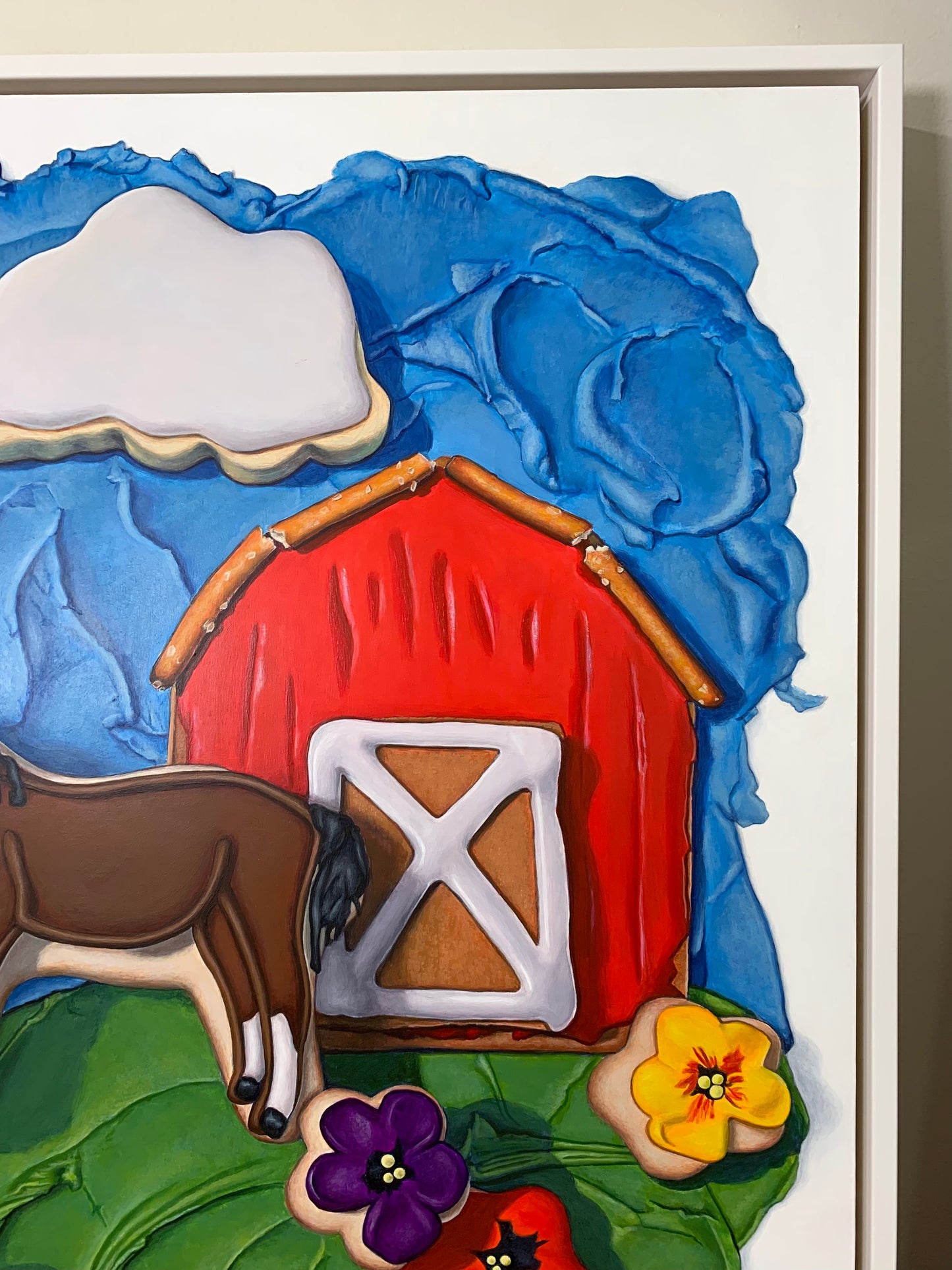 The Daydreamer (Original Acrylic Trompe L'Oeil Painting by Kim Testone)