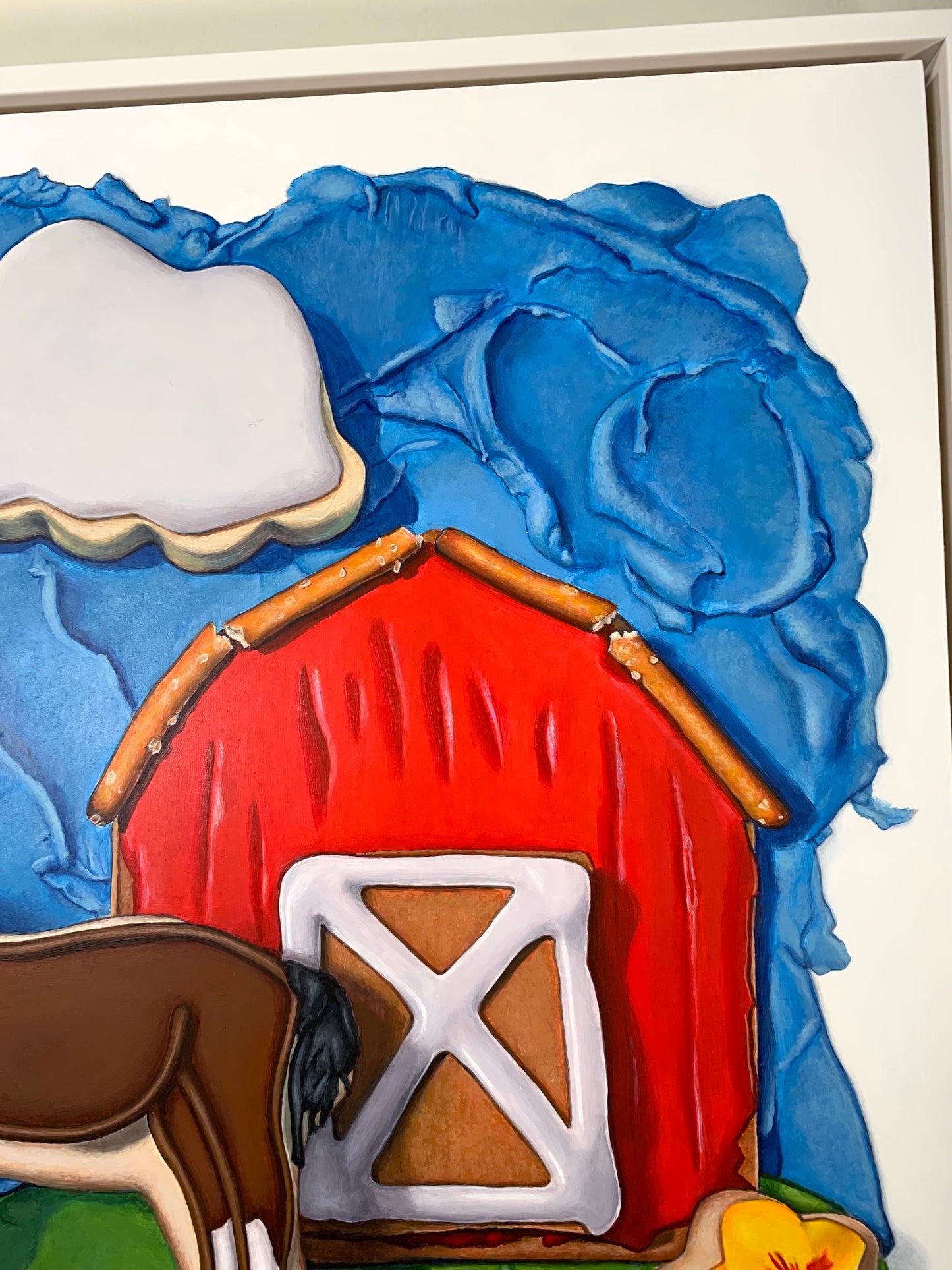 The Daydreamer (Original Acrylic Trompe L'Oeil Painting by Kim Testone)