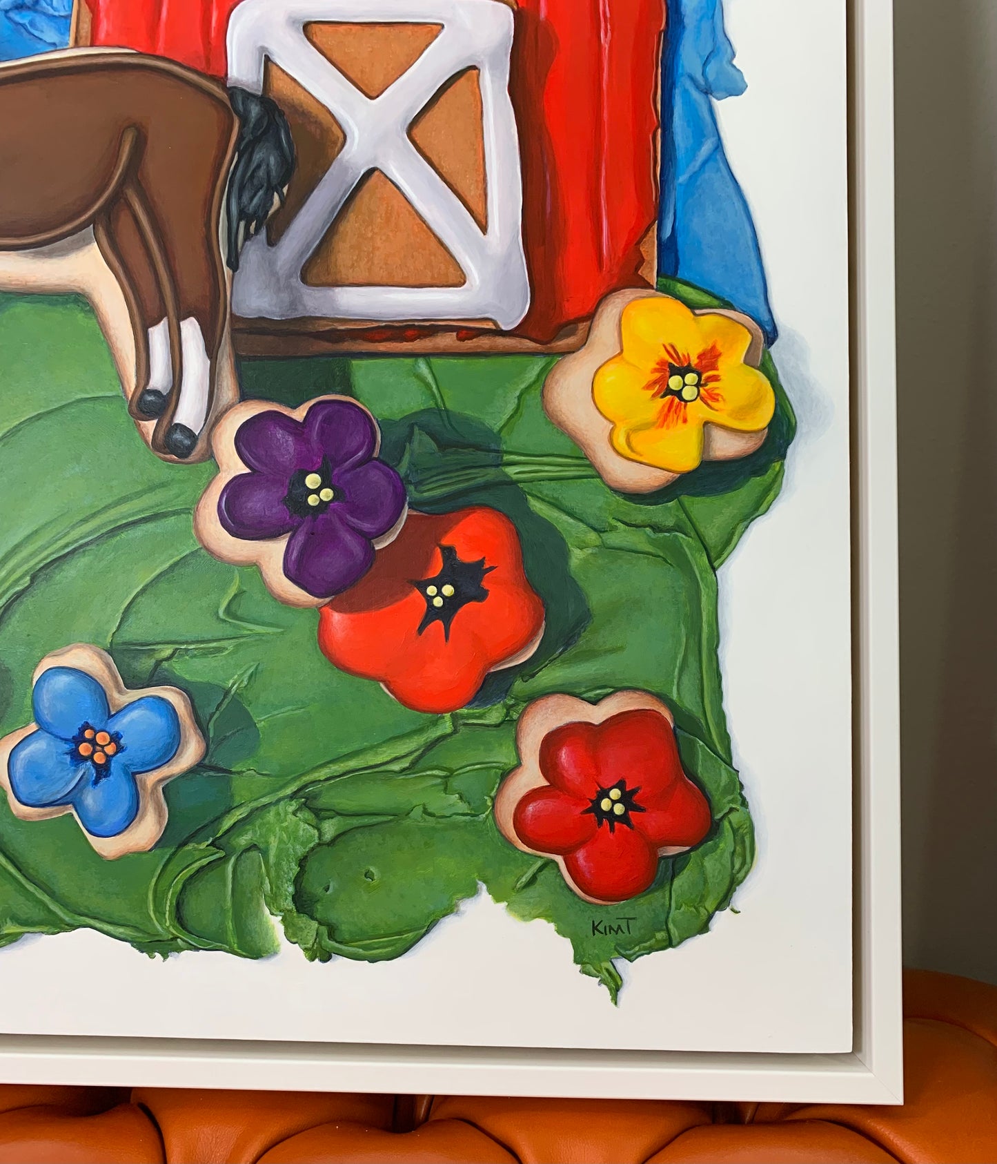 The Daydreamer (Original Acrylic Trompe L'Oeil Painting by Kim Testone)