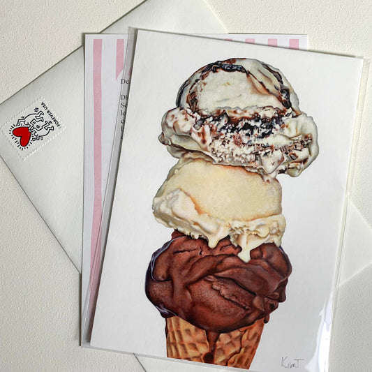 Mini Ice Cream Art Print Club