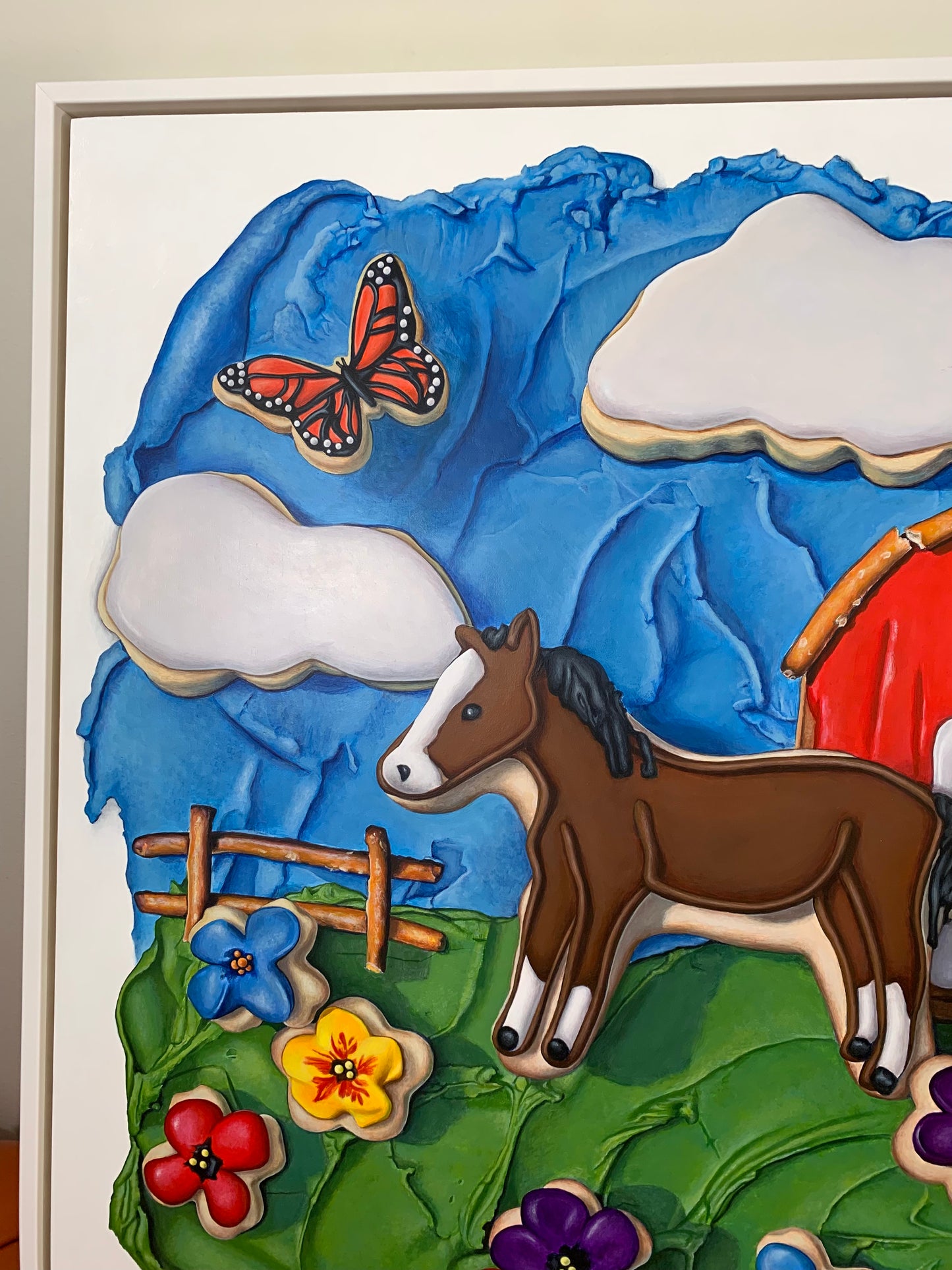 The Daydreamer (Original Acrylic Trompe L'Oeil Painting by Kim Testone)