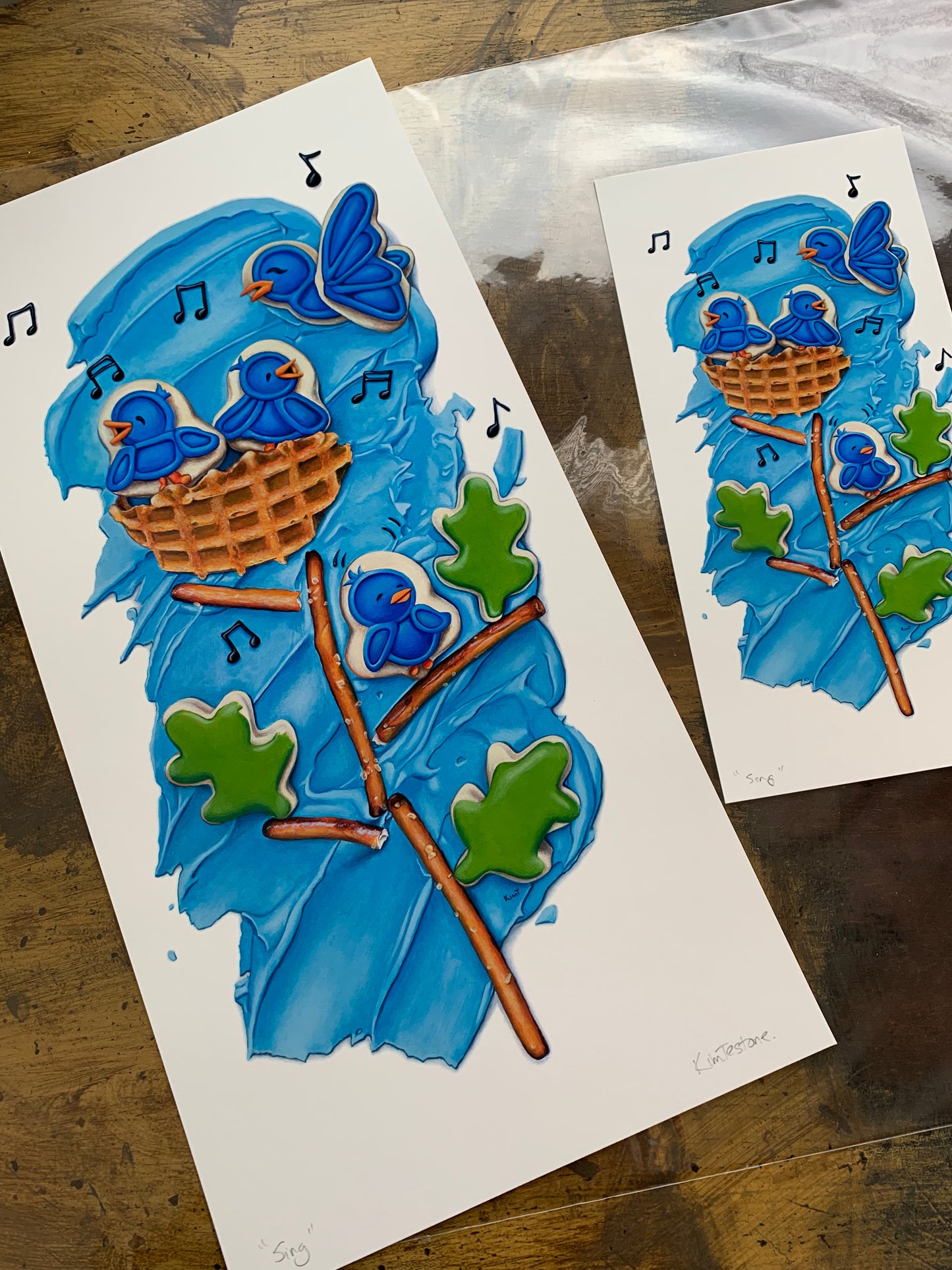 Sing | Cookie Landscape Trompe L'Oeil Series | Open Edition Print