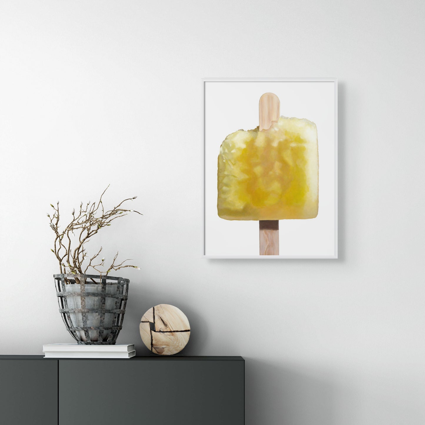 Yellow Popsicle Art Print | Limited Edition of 50