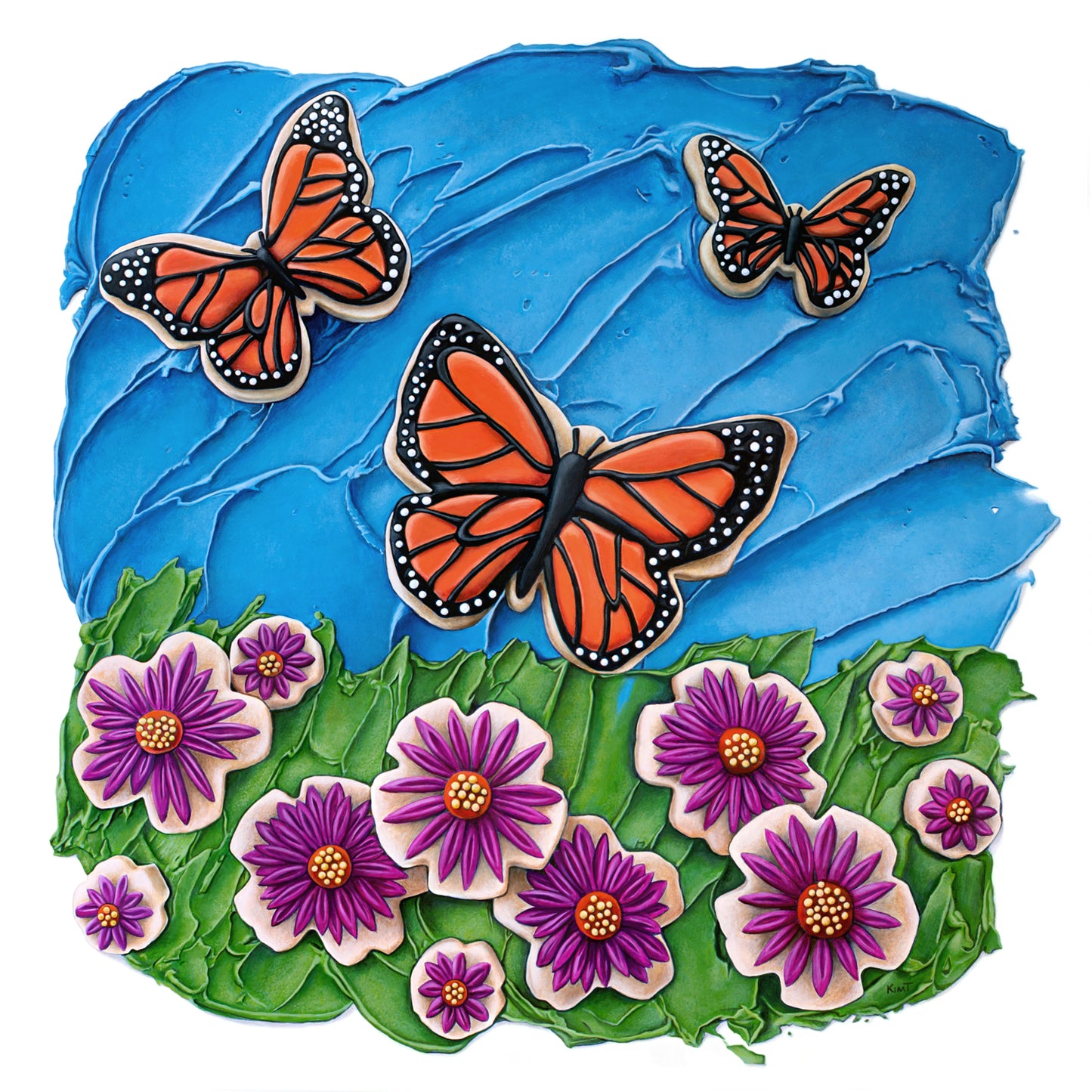 Butterflies in the Sky | Cookie Landscape Series | Open Edition Print