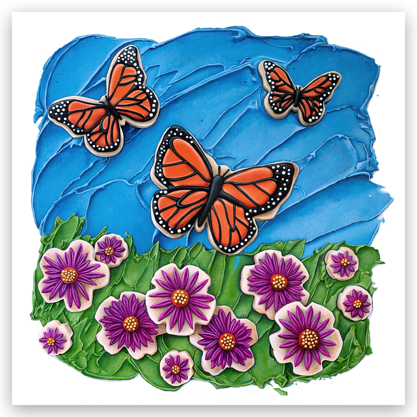Butterflies in the Sky | Cookie Landscape Series | Open Edition Print