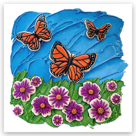 Butterflies in the Sky | Cookie Landscape Series | Open Edition Print