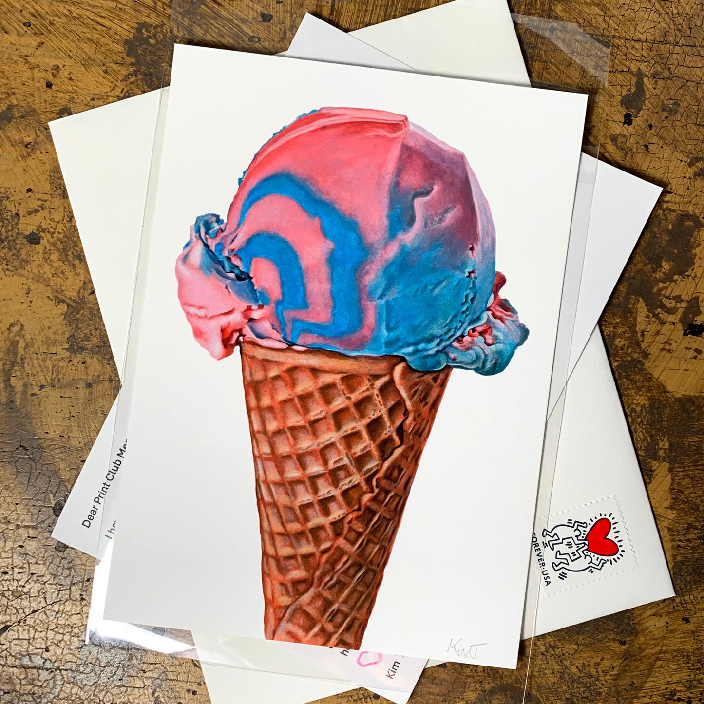 Ice Cream Art Print Club
