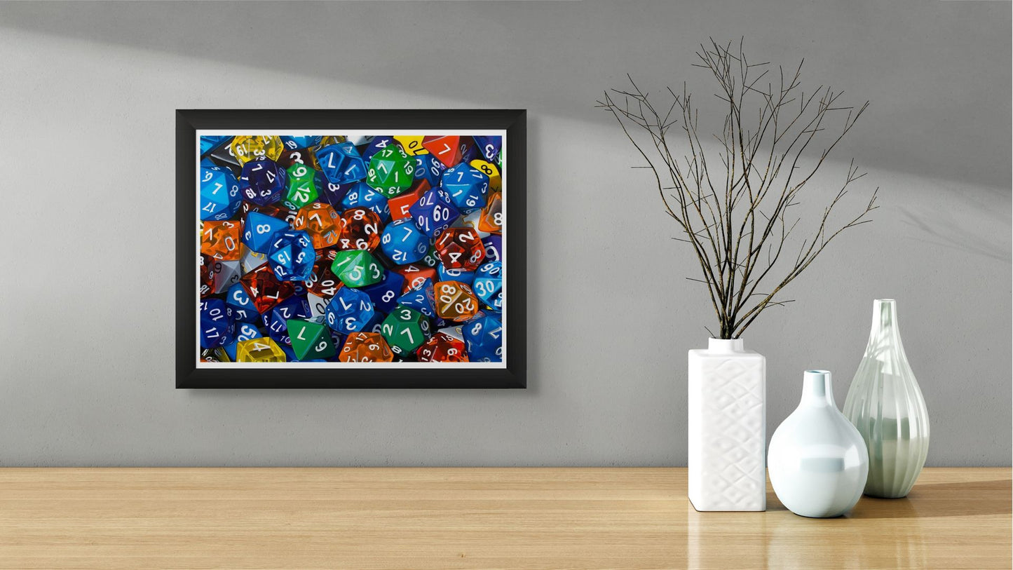 Gaming Dice Art Print | Limited Edition of 50