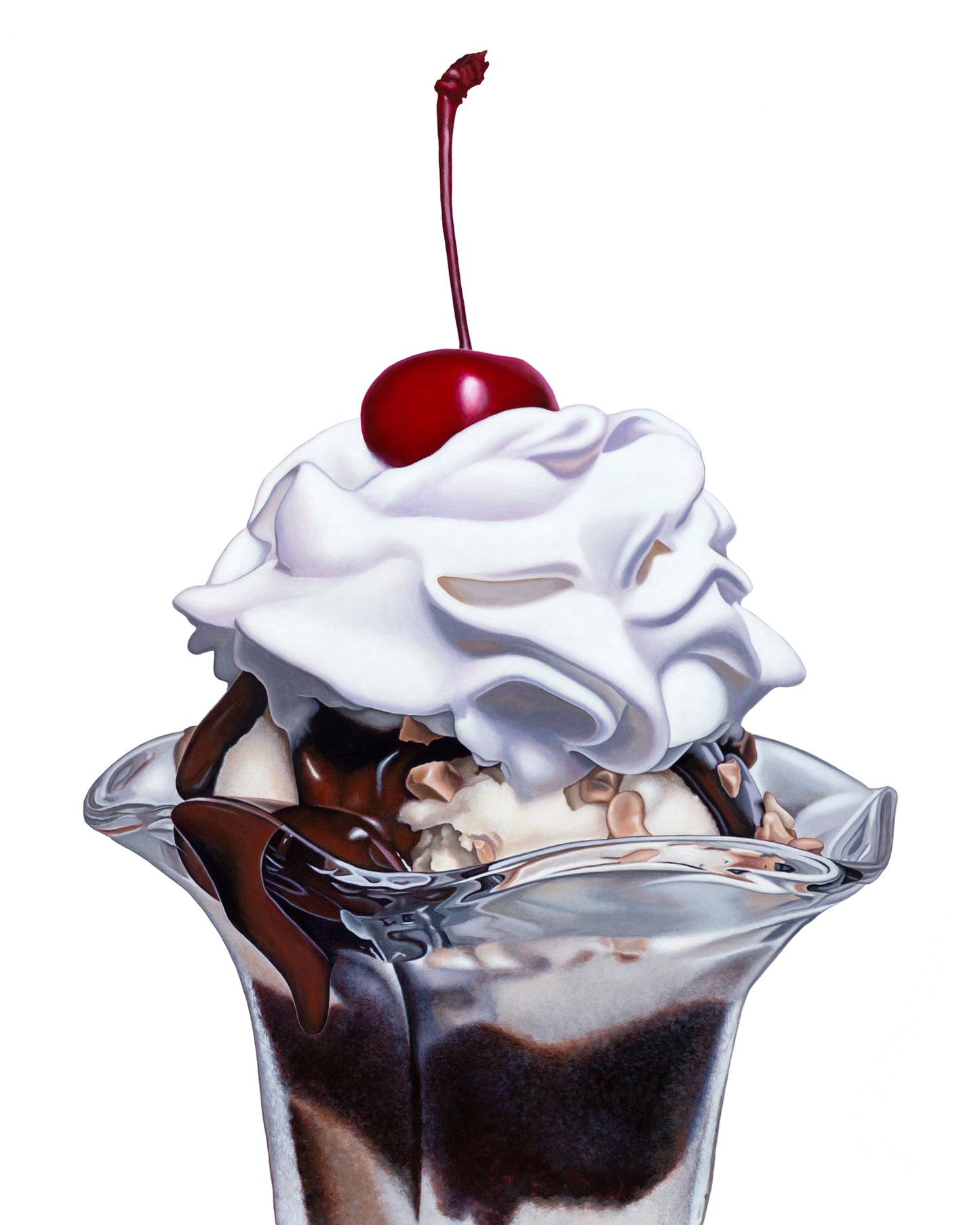 Hot Fudge Sundae Ice Cream Art Print | Open Edition