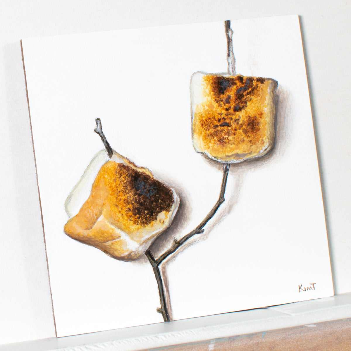 Toasted Marshmallows Study -- A 4-Hour Twitch Live Painting Study