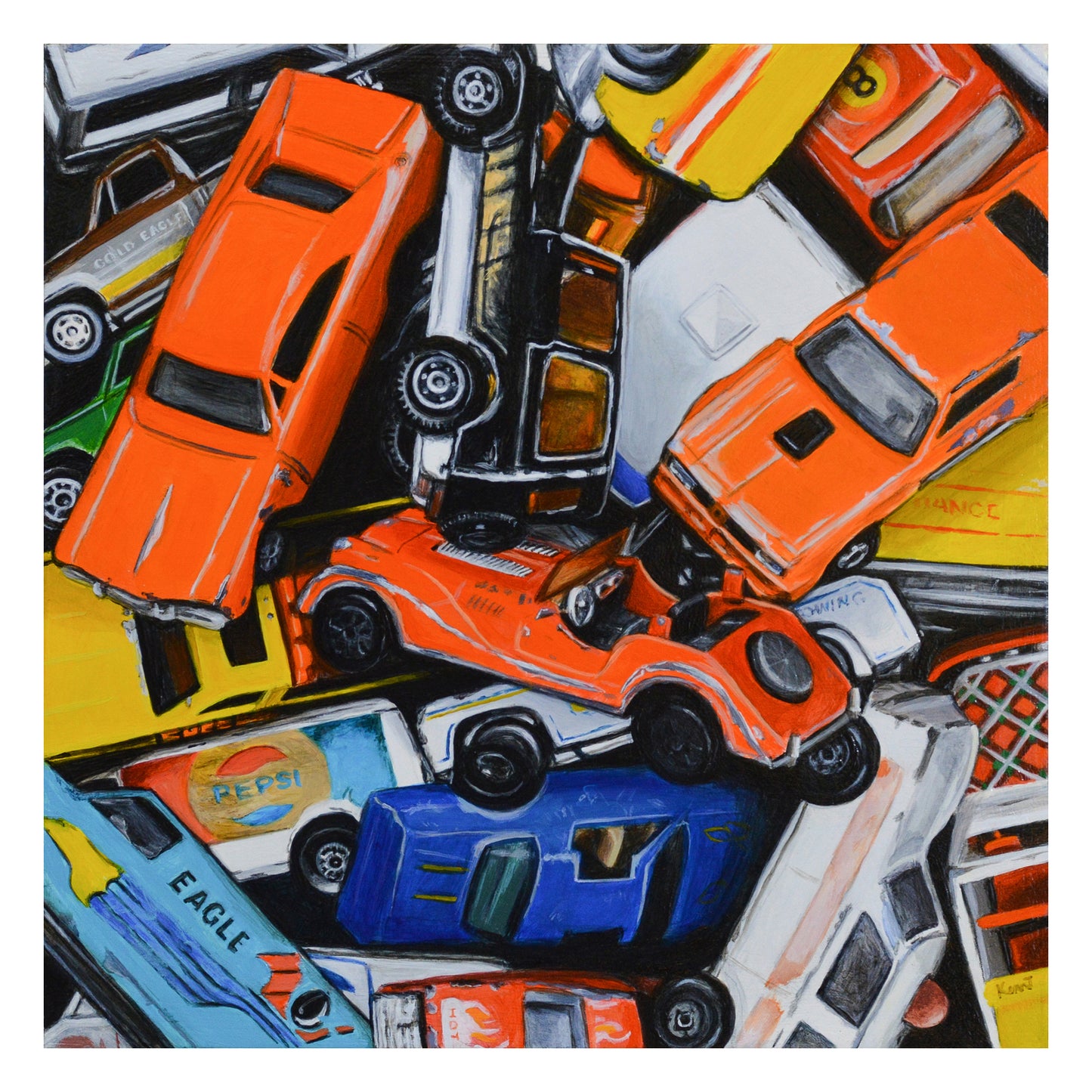 Toy Cars Art Print | Limited Edition of 50