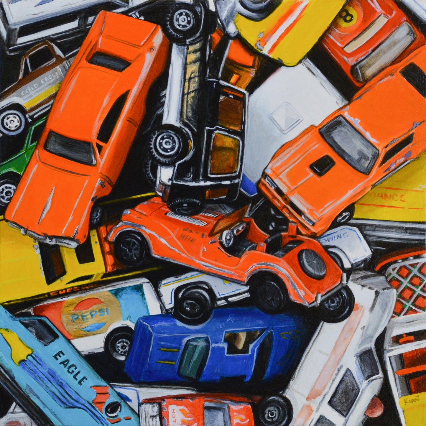 Toy Cars Art Print | Limited Edition of 50